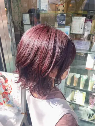 ショート カラー 外山 なつ美のネイルデザイン