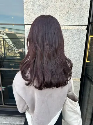 ミディアム カラー 【透明感カラー】 harunaのヘアスタイル