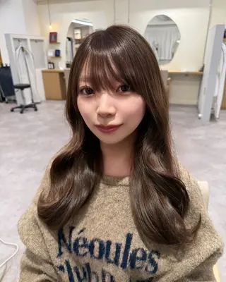 ロング カラー kato himariのヘアスタイル