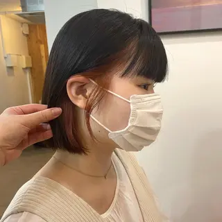 ショート カラー 🪭risa 暖色/レイヤー🪭のヘアスタイル