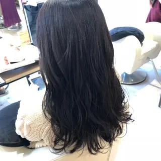 ロング カラー 金子 富士のヘアスタイル