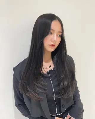 ロング 映える顔まわり/前髪 特化 💗 ユキマのヘアスタイル