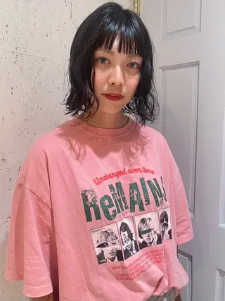 ショート カラー パーマ mai / linoah˚✧のヘアスタイル