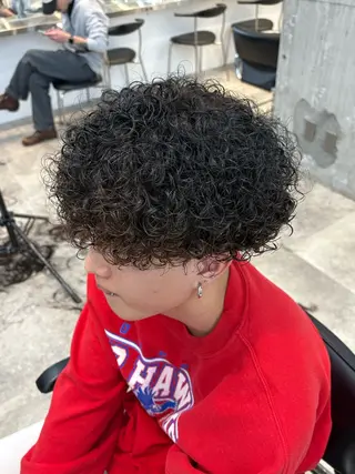 パーマ メンズ fifth 武正 琉生のヘアスタイル