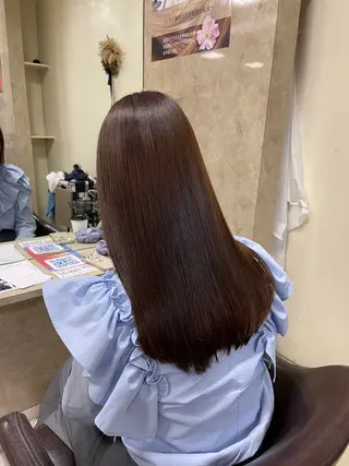 ロング 縮毛・酸性ストレート 特化のヘアスタイル