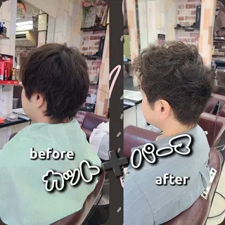 ショート TAKA✂️メンズ ◎艶サラ髪✨のヘアスタイル