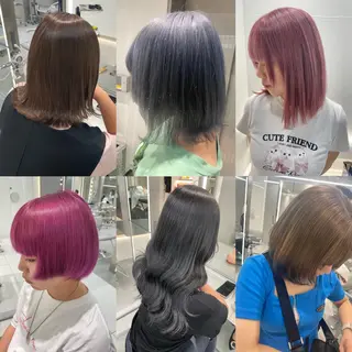 カラー ヘアセット🎀耳つぼ 👂💎MONAMIのヘアスタイル