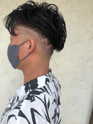 ショート メンズ MATSURI BASE.AWAJIのヘアスタイル