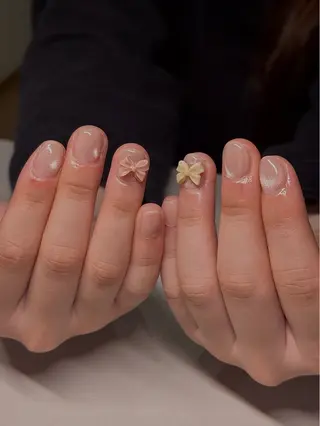 ネイル 🫧ユキ🫧 持込OK/平日夜&土のネイルデザイン