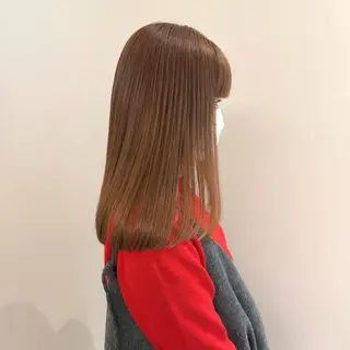 ミディアム ツヤ髪♡ 佐取歩のヘアスタイル
