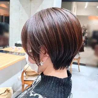ショート ヘアアレンジ/柔らか 艶カラー/AKARIのヘアスタイル