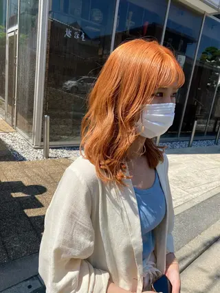 カラー 大山 茶子のヘアスタイル