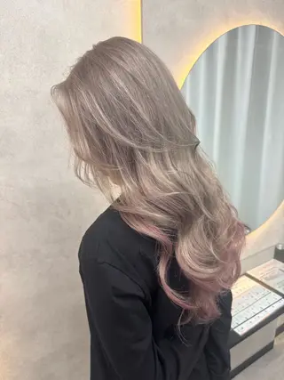 セミロング 垢抜け🪄透明感✨ ブリーチ特化のヘアスタイル