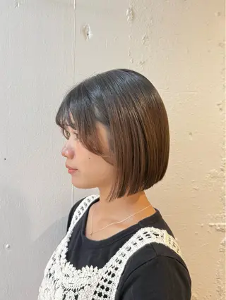 ショート 艶カラー/縮毛矯正/ アレンジ/akaneのヘアスタイル