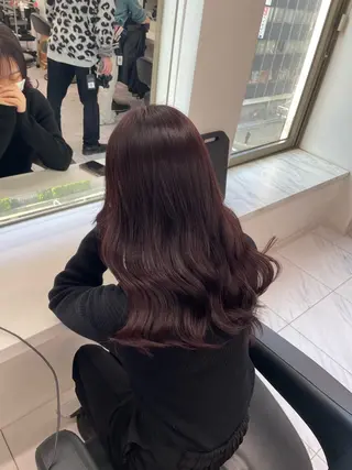 ロング カラー ヘアアレンジ 💗横浜美容室 💗HARUNAのヘアスタイル