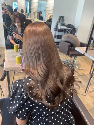 ロング 川畑 心子のヘアスタイル