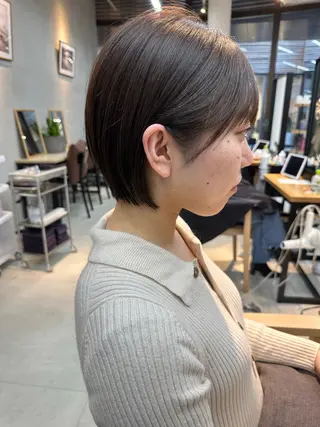 ショート カラー 似合わせショート×透 明感/やじまたかしのヘアスタイル