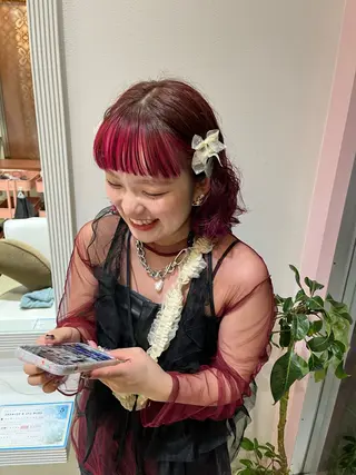 ミディアム ☁️彦坂唯有/ 透明感カラー☁️のヘアスタイル