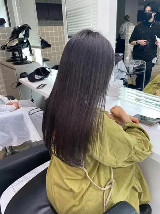 セミロング カラー ヘアアレンジ キッズ TRU Shino🦋のマツエク・マツパデザイン