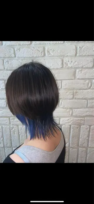 ショート カラー 🦉静かに過ごしたい 方、個室席🦉タナカのヘアスタイル