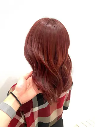 ミディアム カラー パーマ ヘアアレンジ 🌈インナーカラー ‘ショウマ’🌈のヘアスタイル