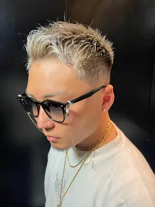 ショート カラー メンズ 吉祥寺バーバー takumiのヘアスタイル