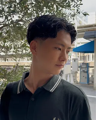 パーマ メンズ 年間2000名担当◎ パーマ職人/仲原佑樹のヘアスタイル