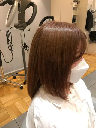 セミロング 阪上 沙織のヘアスタイル