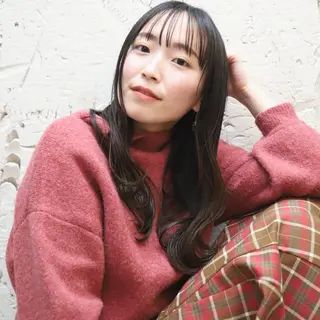 セミロング 中山 泰徳のヘアスタイル