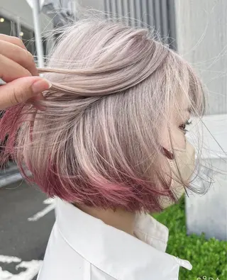 ショート カラー box mico. mutsumiのヘアスタイル