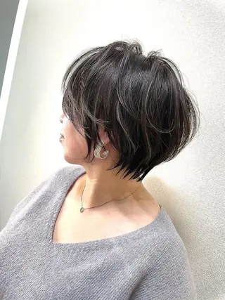 ショート カラー N°sopo 札幌大通のヘアスタイル