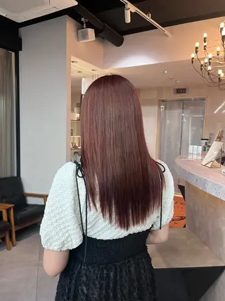 ロング カラー み ゆのヘアスタイル