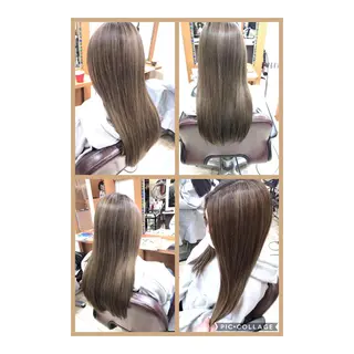 ロング カラー 100%髪質改善特化 TRUNSのヘアスタイル