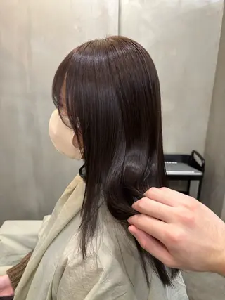 セミロング カラー 中園康 /カラー/ブリーチのヘアスタイル