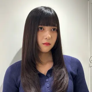 ロング のむらあんじゅ/ 韓国風レイヤーೀのヘアスタイル