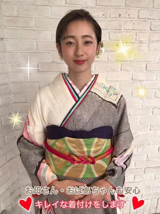 ヘアアレンジ あやかショート 白髪ぼかしのヘアスタイル
