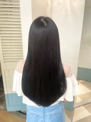 ミディアム ヒナ/酸性ストレート ・艶カラー🌿のヘアスタイル