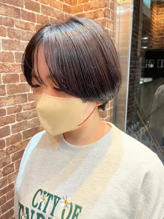 ショート カラー 久木原 ゆりのヘアスタイル