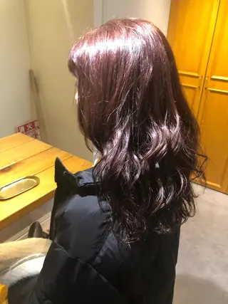 セミロング パーマ美容師 hanaのヘアスタイル