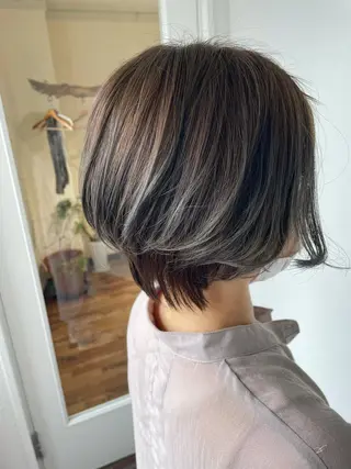 ミディアム カラー 大嶋 宏隆のヘアスタイル