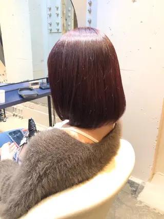 ミディアム 所渉/韓国レイヤー /ウルフカットのヘアスタイル