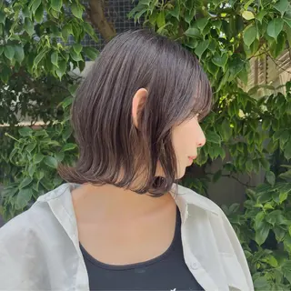 ミディアム カラー レイヤー/縮毛矯正 /新宿/佐藤巧己✨のヘアスタイル