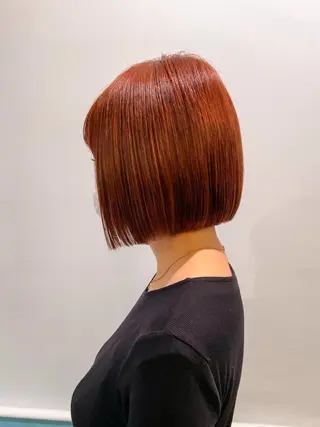ショート 縮毛矯正 髪質改善 韓国風レイヤー 吉田のヘアスタイル