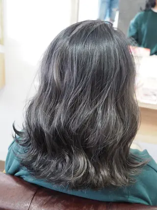 ミディアム カラー 土屋 貴章のヘアスタイル