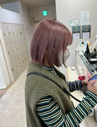 ショート カラー 艶髪 黄金比みくのヘアスタイル