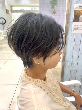 ショート パーマ 【髪質改善】 美髪/久岡徹也のヘアスタイル