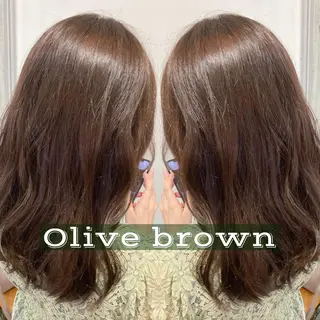セミロング カラー 🌈 YUUNA🌈のヘアスタイル