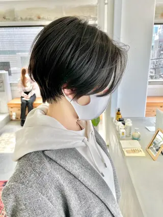 ショート カラー ショート・ボブ 徳竹淳一のヘアスタイル