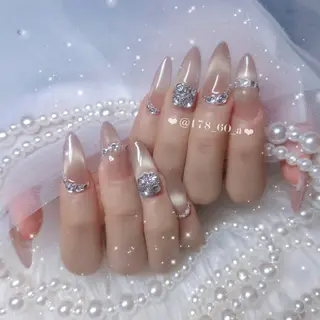 ネイル HAPPINAS🎀  れん🖤痛ネイルのネイルデザイン