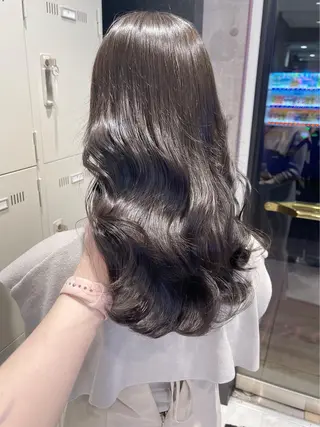 ロング カラー パーマ ヘアアレンジ メンズ 歩くパワースポット 🦋KAHOのヘアスタイル